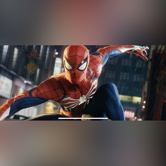 5T Spiderman Costume with a GREAT Mask and a front zipper as shown.Great costume - Picture 7 of 8